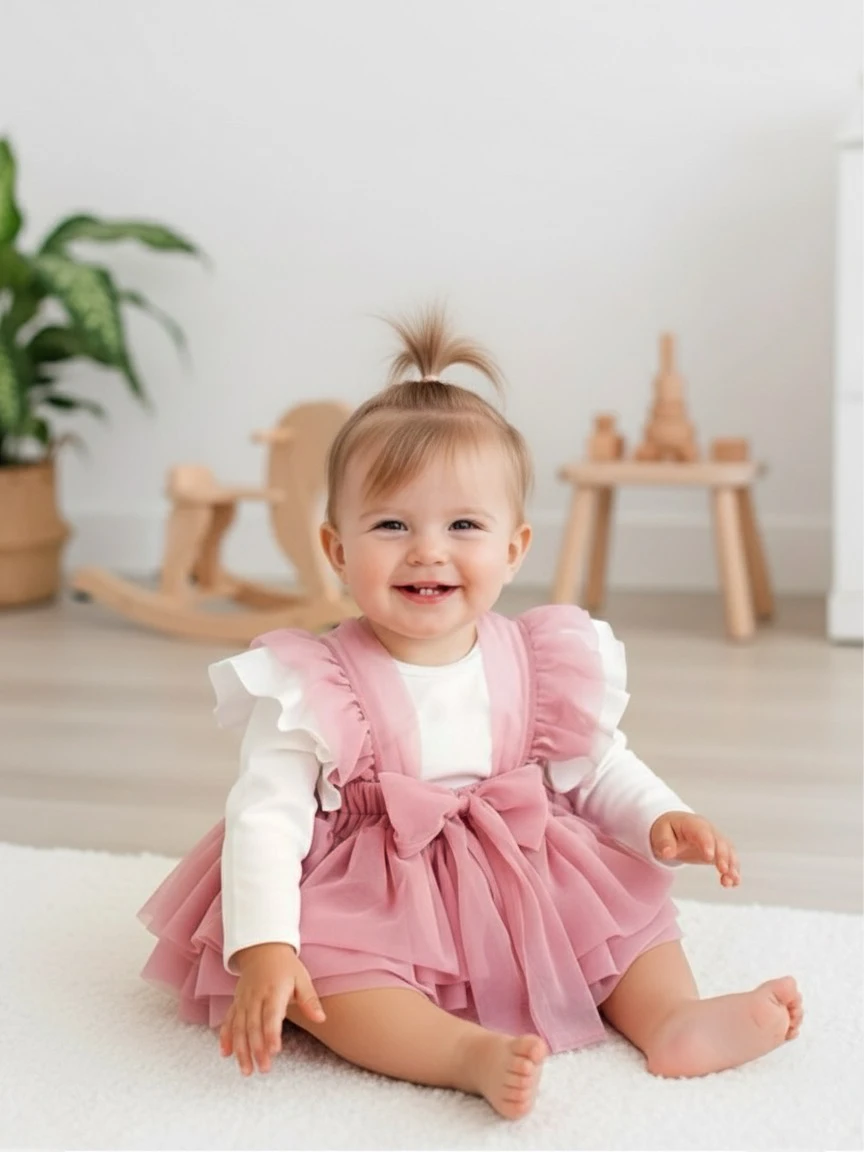 Alina kız bebek takım - ROSE