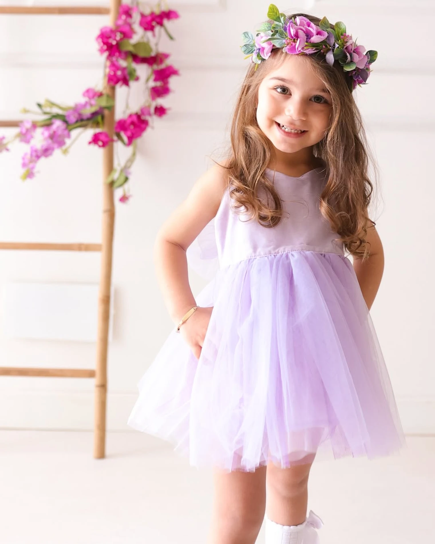 Elina Bebek Tütü Elbisesi - LİLA