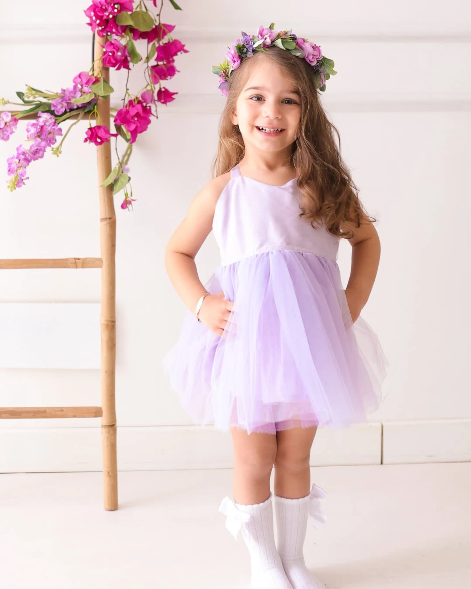 Elina Bebek Tütü Elbisesi - LİLA