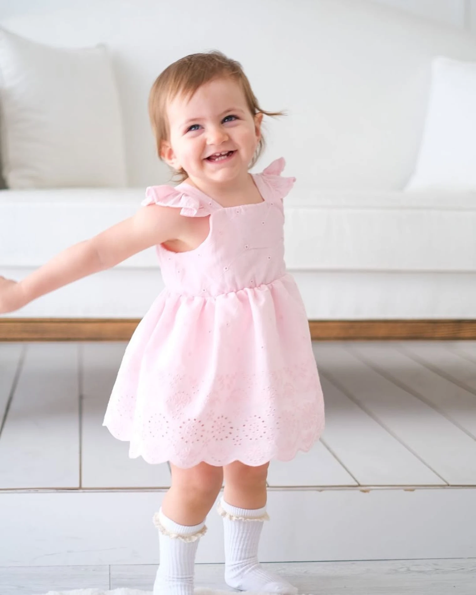 Maya Kız Bebek Romper - PEMBE
