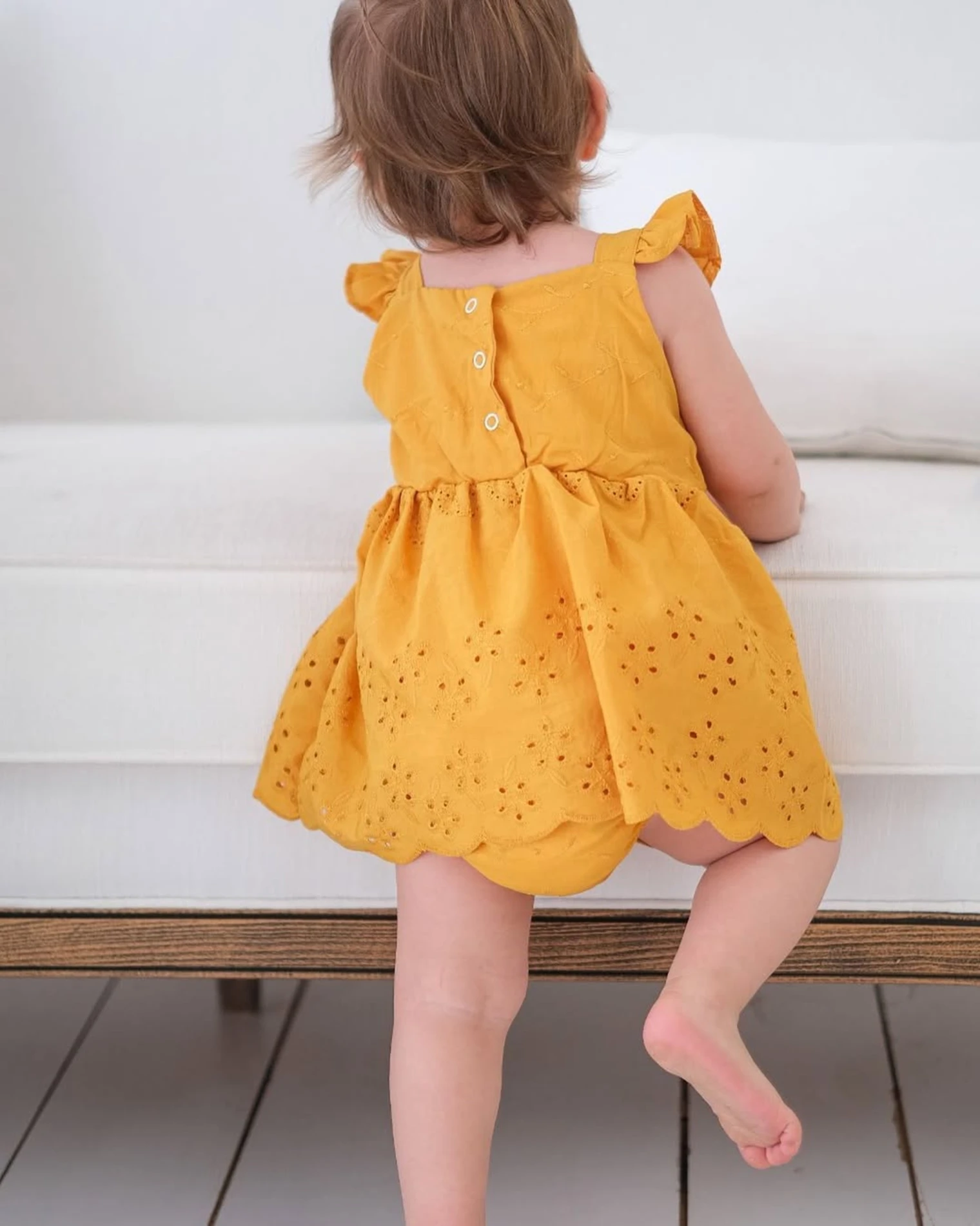 Maya Kız Bebek Romper - HARDAL