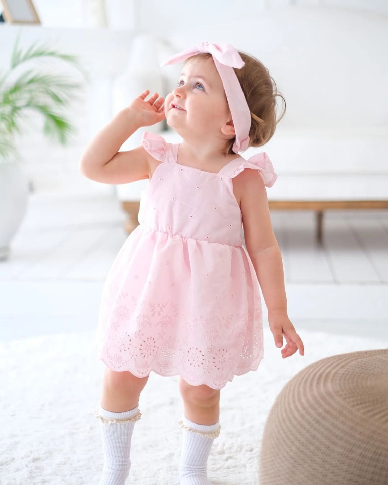 Maya Kız Bebek Romper - PEMBE