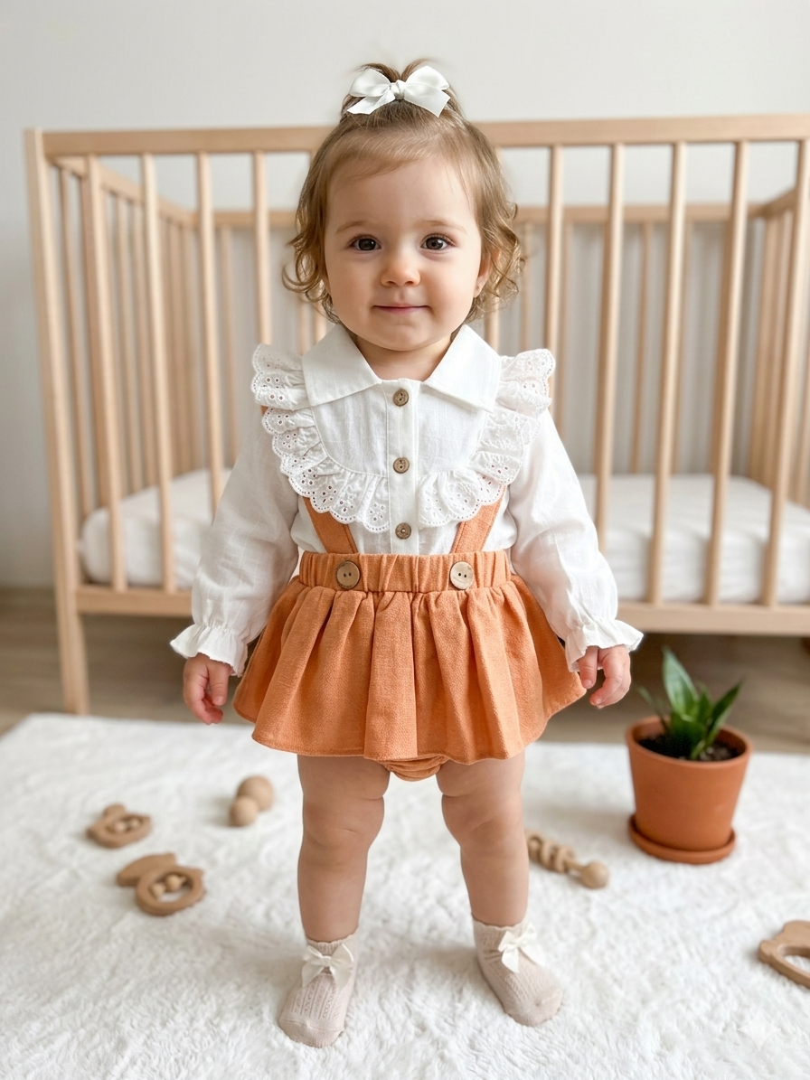 Gemini_Generated_Image_93dckk93dckk93dc Melinda Kız Bebek Salopet - Görsel 1