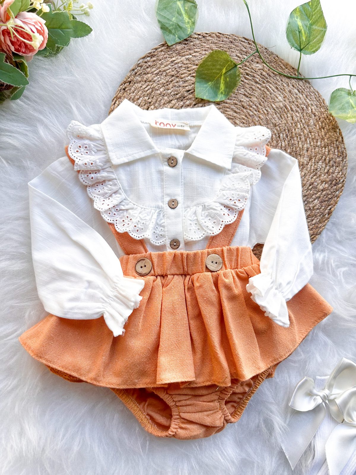 Melinda Kız Bebek Salopet - Görsel 3