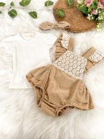 Leyal Kız Bebek Salopet Takım - Görsel 3