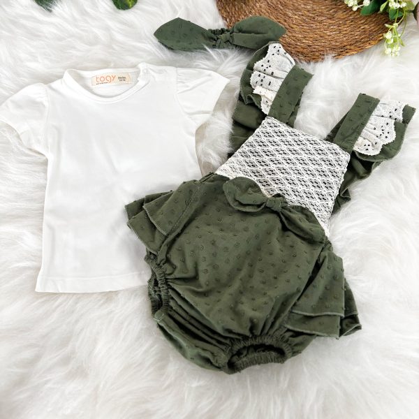 Leyal Kız Bebek Salopet Takım