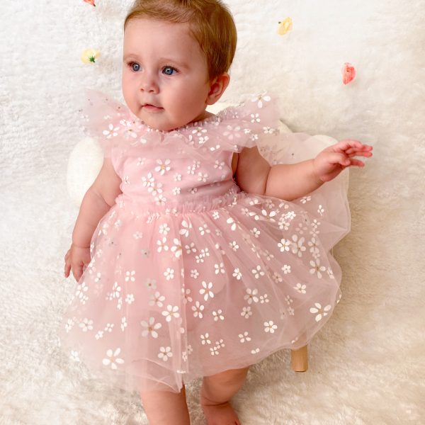 Dora Papatya Kız Bebek Romper