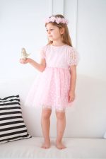 Papatya Kız Çocuk Elbisesi Özel Gün Düğün Doğum Günü - Görsel 5