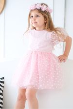 Papatya Kız Çocuk Elbisesi Özel Gün Düğün Doğum Günü - Görsel 4