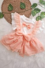 Mary Kız Bebek Tül Salopet Takım - Görsel 3