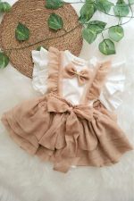 Mary Kız Bebek Tül Salopet Takım