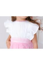 Kalpli Tütü Kız Bayramlık Elbise - Görsel 7