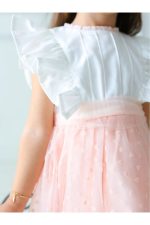 Kalpli Tütü Kız Bayramlık Elbise - Görsel 4