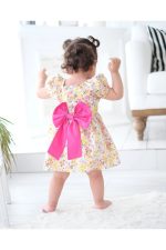 Petty Çiçekli Bebek Elbisesi - Görsel 4