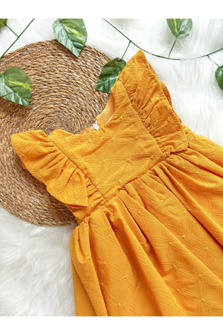 Helen Kız Çocuk Şık Elbise OUTLET - Görsel 2