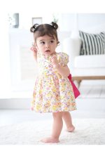 Petty Çiçekli Bebek Elbisesi - Görsel 3