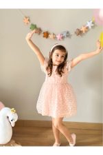 Papatya Kız Çocuk Elbise - Görsel 5