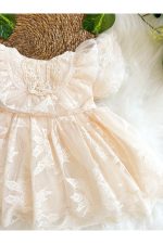 Yasemin tütü kabarık doğumgünü özel gün kız bebek elbise - Görsel 8