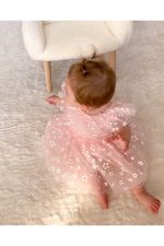 Dora Papatya Kız Bebek Romper - Görsel 5