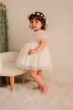 Beyaz Papatya Kız Çocuk Elbise (açıklamadaki Ölçülere Göre Satın Alınız) - Görsel 2