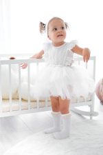 Tül Detaylı Bebek Rumper Takım - Görsel 2