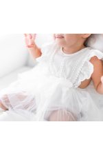 Tül Detaylı Bebek Rumper Takım - Görsel 5