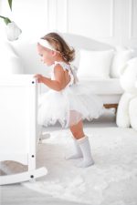 Tül Detaylı Bebek Rumper Takım - Görsel 3