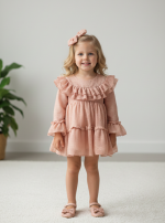 LEILA Bayramlık Kız Çocuk Doğum Günü ve Parti Elbisesi