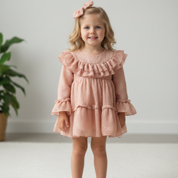LEILA Bayramlık Kız Çocuk Doğum Günü ve Parti Elbisesi