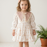 lucia kız çocuk vintage özelgün doğumgünü elbise