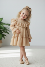 LEILA Bayramlık Kız Çocuk Doğum Günü ve Parti Elbisesi - Görsel 4