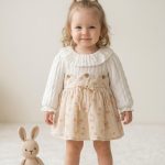 CLARA Uzun Kollu Etekli Özel Gün Bayramlık Kız Bebek Elbise