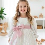 LOTUS Pul Payet Bayramlık Özel Gün Doğum Günü Kız Çocuk Parti Elbise