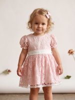 Emma Kız Çocuk Güpür Detaylı Elbise