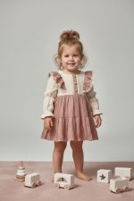 CASEY Bayramlık Uzun Kol Etekli Özel gün Kız Çocuk Elbise