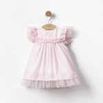 Nil Kalp Desenli Kız Bebek Elbise - Görsel 3