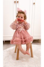 Alwin bebek elbise özel gün doğum günü - Görsel 6