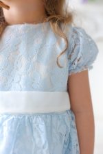 Emma Kız Çocuk Güpür Detaylı Elbise - Görsel 5