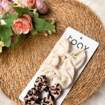 Leopar Desenli ve Puantiyeli Fiyonk Kız Çocuk Bebek Toka Seti