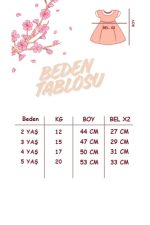 DİVA Leopar Dantel Yaka Detaylı Uzun Kollu Etekli Kız Çocuk Elbise - Görsel 7