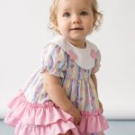 AVA Stil Bebek Yaka Kız Bebek Çocuk Bayramlık Özel Gün Elbise