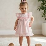 Nil kalp desenli tütü özel gün doğum günü kız bebek elbise