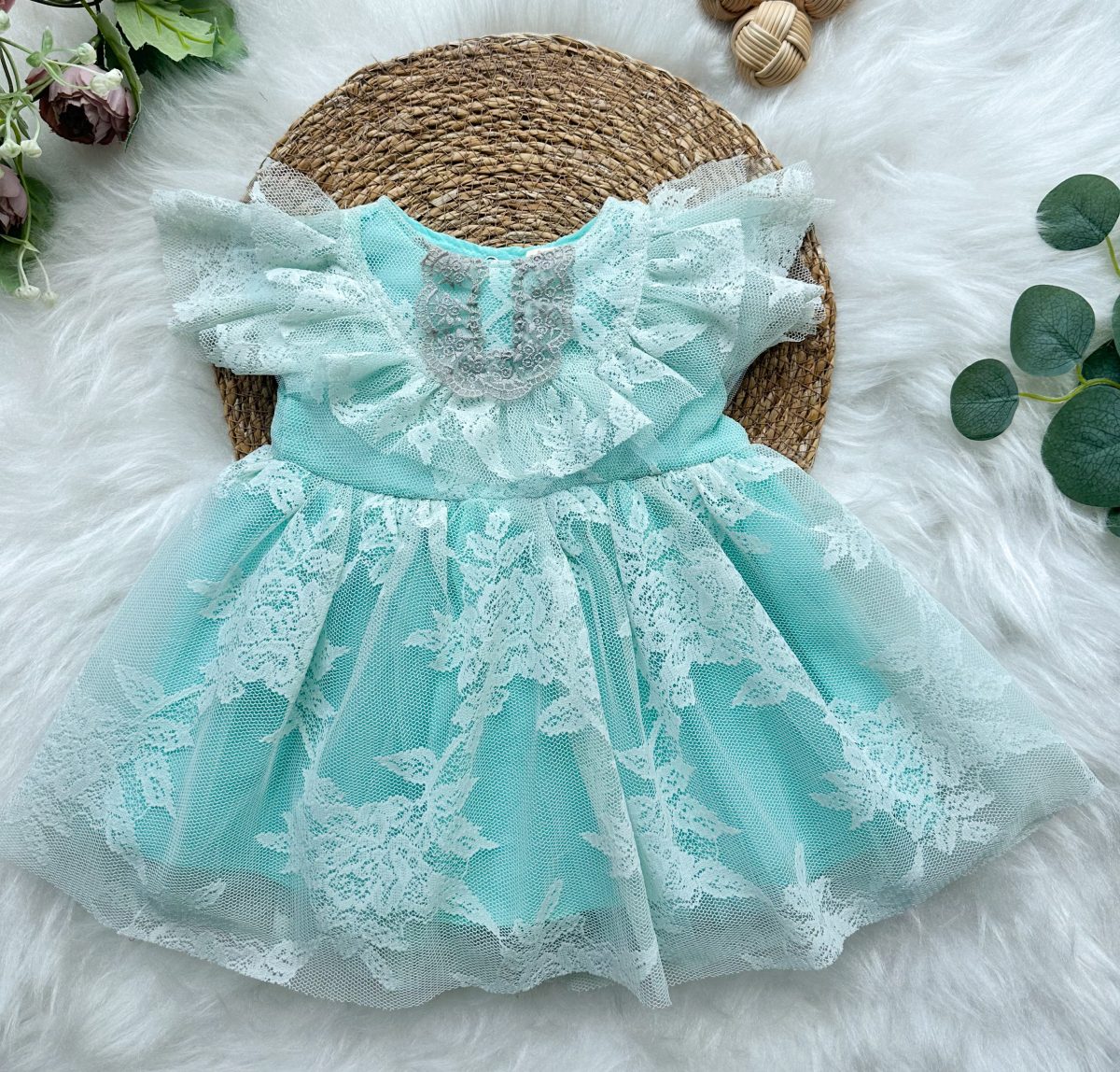 Yasemin Kız Bebek Elbise - Görsel 4