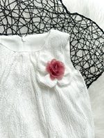 BERRY Kız Çocuk Bebek Gül Detaylı Kabarık Tütü Etekli 2'li Takım - Görsel 10