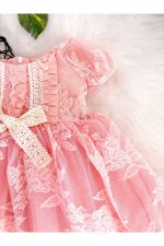 Manolya 2 Kız Çocuk Kabarık Prenses Tütü Doğum Günü Bayramlık Elbise - Görsel 9