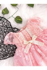 Manolya 2 Kız Çocuk Kabarık Prenses Tütü Doğum Günü Bayramlık Elbise - Görsel 8