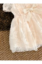 Manolya 2 Kız Çocuk Kabarık Prenses Tütü Doğum Günü Bayramlık Elbise - Görsel 5