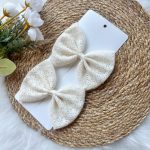 Vintage Bohem Dantel Detaylı Fiyonk Toka