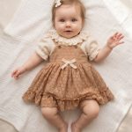 Freya Dantel Yaka Vintage Bayramlık Ve Özel Gün Kız Bebek Elbisesi