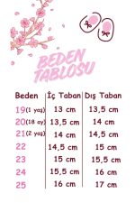 Pembe Pul Payet Kız Çocuk Babet Ayakkabı - Görsel 2